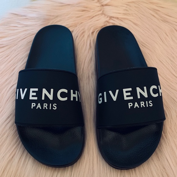 Givenchy Shoes - Givenchy Logo Slides
